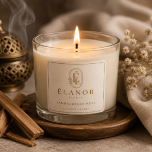 Sandalwood Musk Scented Candle